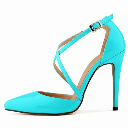 Funki Findz | Shoes | Women's Cross Strap Pointy Toe Sandals