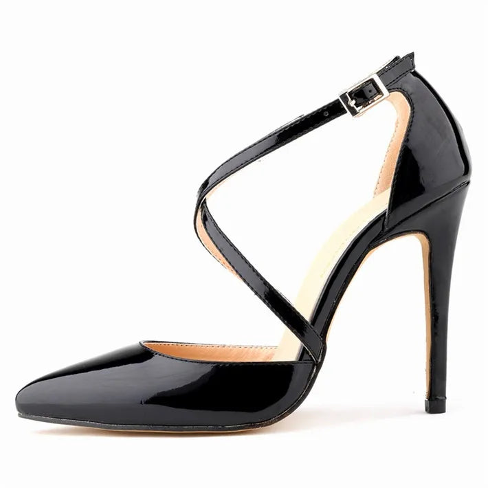 Funki Findz | Shoes | Women's Cross Strap Pointy Toe Sandals