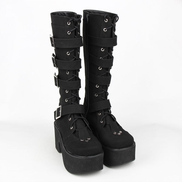 Funki Findz | Boots | Women's Japanese Gothic Platform Boots