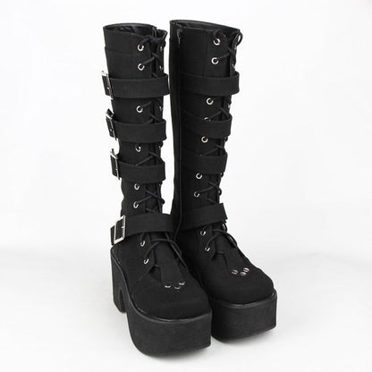 Funki Findz | Boots | Women's Japanese Gothic Platform Boots