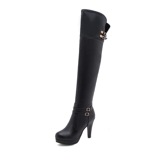 Funki Findz | Boots | Women's Thigh High Platform Stiletto Boots
