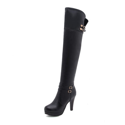 Funki Findz | Boots | Women's Thigh High Platform Stiletto Boots