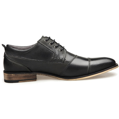 Funki Findz | Shoes | Men's Genuine Leather Derby Dress Shoes