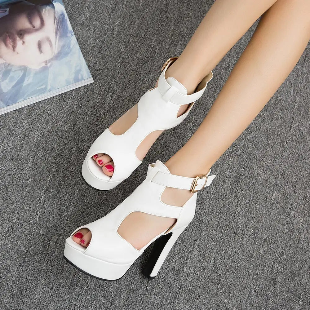 Funki Findz | Shoes | Women's T-Strap High Platform Sandals