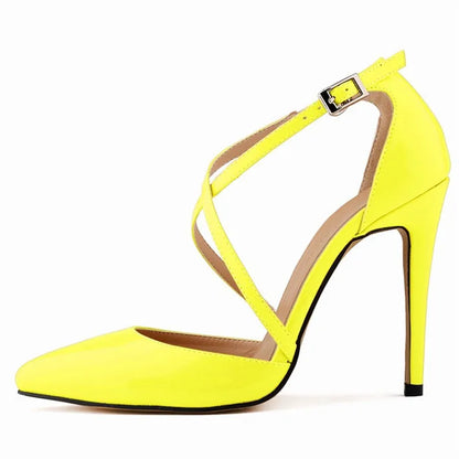 Funki Findz | Shoes | Women's Cross Strap Pointy Toe Sandals
