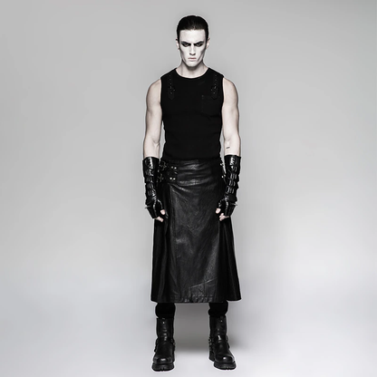 Funki Findz | Gloves | Men's Gothic Punk Long Fingerless Gloves