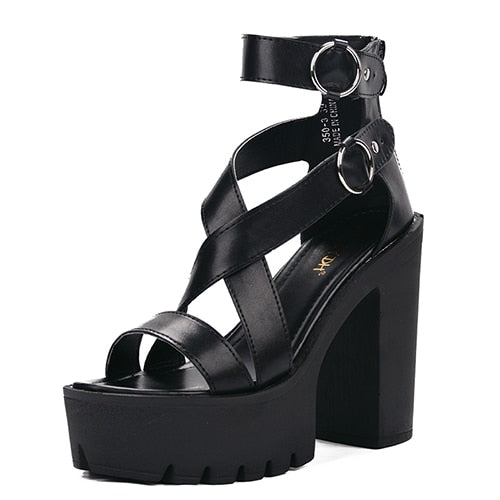 Funki Findz | Shoes | Women's High Gothic Platform Sandals