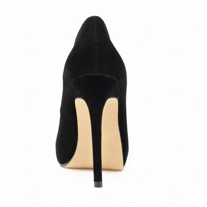 Funki Findz | Shoes | Women's Flock Formal Platform High Heels