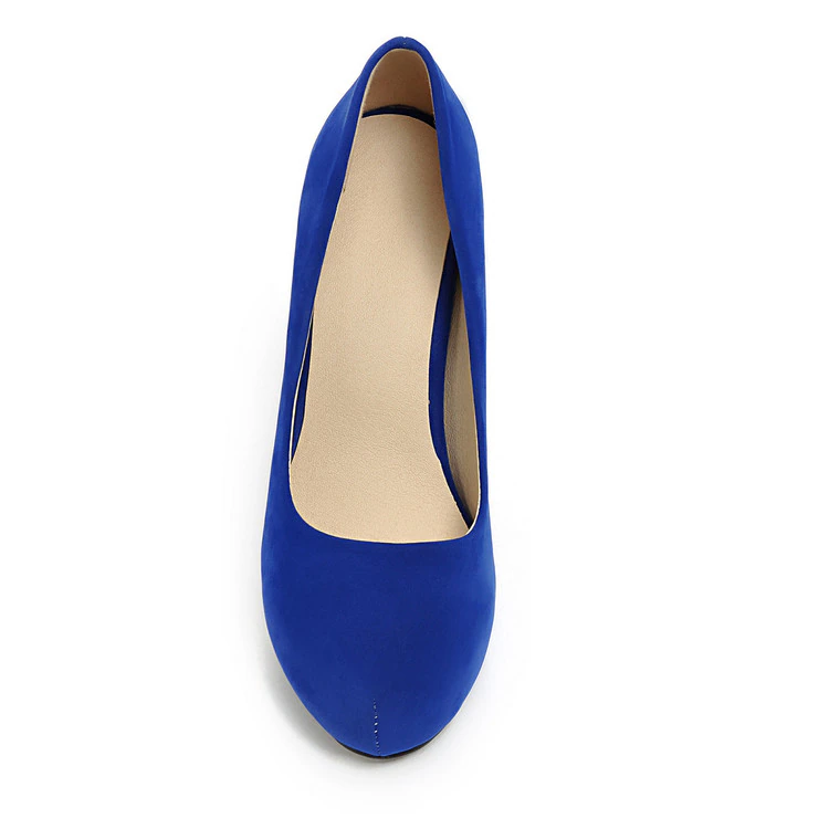 Funki Findz | Shoes | Women's Faux Suede High Chunky Heels
