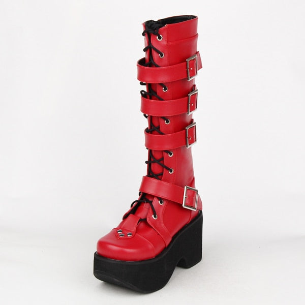 Funki Findz | Boots | Women's Japanese Gothic Platform Boots