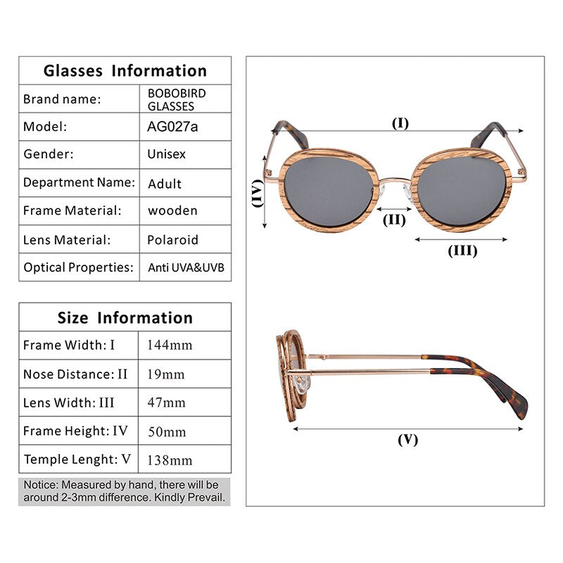 Funki Findz | Sunglasses | Women's Wood Rim Retro Sunglasses