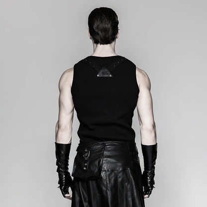 Funki Findz | Gloves | Men's Gothic Punk Long Fingerless Gloves