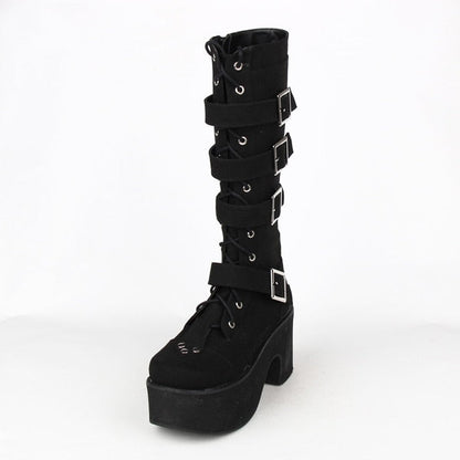 Funki Findz | Boots | Women's Japanese Gothic Platform Boots