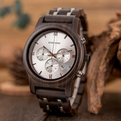 Funki Findz | Watches | Men's Luxury Wood Watch Gift Box Set