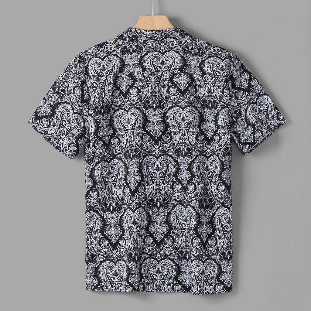 Funki Findz | Shirts | Men's Floral Hipster Short Sleeve Dress Shirt
