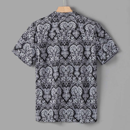 Funki Findz | Shirts | Men's Floral Hipster Short Sleeve Dress Shirt