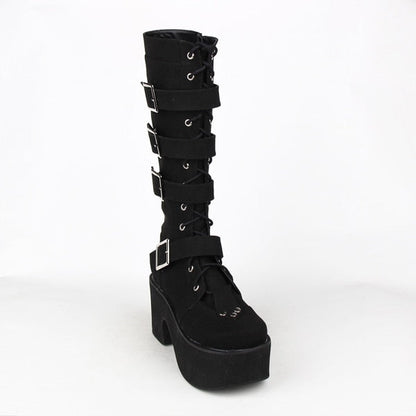 Funki Findz | Boots | Women's Japanese Gothic Platform Boots