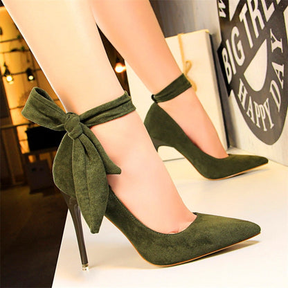 Funki Findz | Shoes | Women's Elegant Bow Tie High Heel Pump