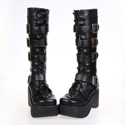 Funki Findz | Boots | Women's Japanese Gothic Platform Boots