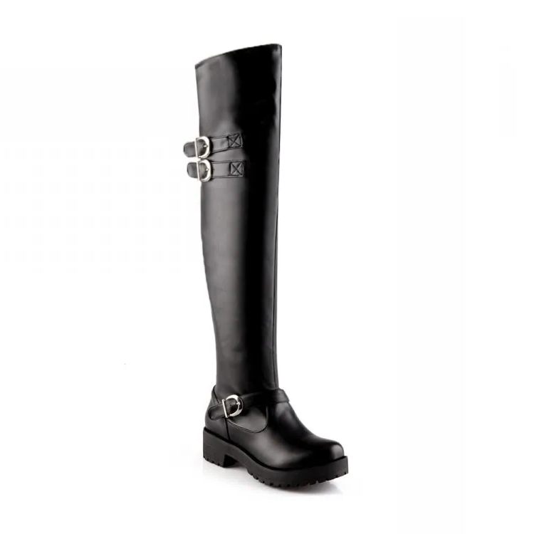Funki Findz | Boots | Women's Winter Over Knee Flat Boots