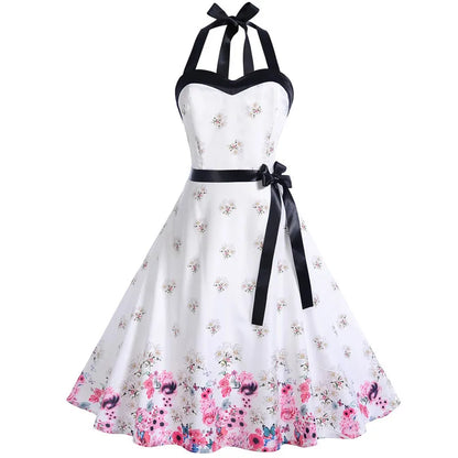 Funki Findz | Dresses | Women's Rockabilly Swing Halter Dress
