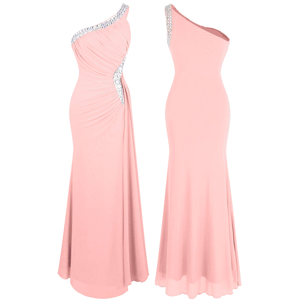 Funki Findz | Dresses | Women's Crystal Beaded Mermaid Dress