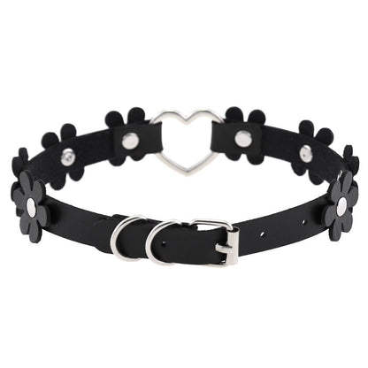 Funki Findz | Necklaces | Women's Sweet Flower Heart Choker
