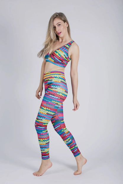Funki Findz | Pants | Women's Stretch Knit Print Leggings | Yoga