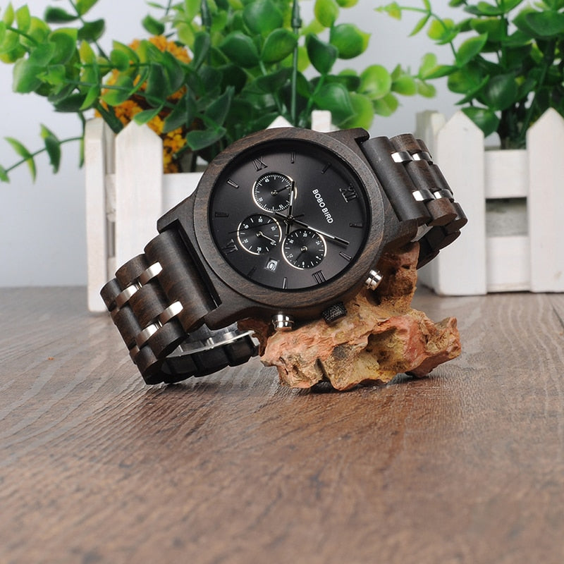 Funki Findz | Watches | Men's Luxury Wood Watch Gift Box Set