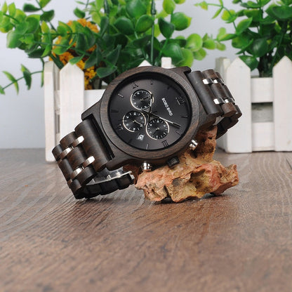 Funki Findz | Watches | Men's Luxury Wood Watch Gift Box Set