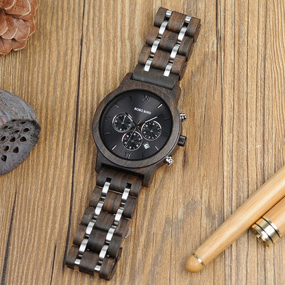 Funki Findz | Watches | Men's Luxury Wood Watch Gift Box Set