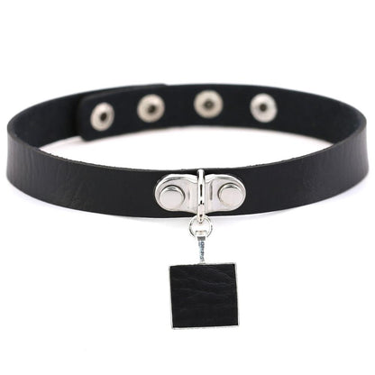 Funki Findz | Necklaces | Unisex Hip Hop PU Leather Choker