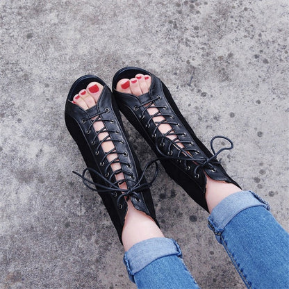 Funki Findz | Boots | Women's Steampunk Lace Up Ankle Boots