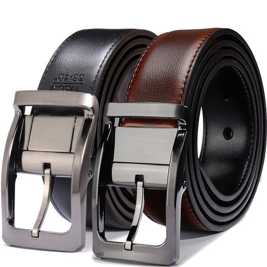 Funki Findz | Belts | Men's Leather Reversible Belt | Rotatable
