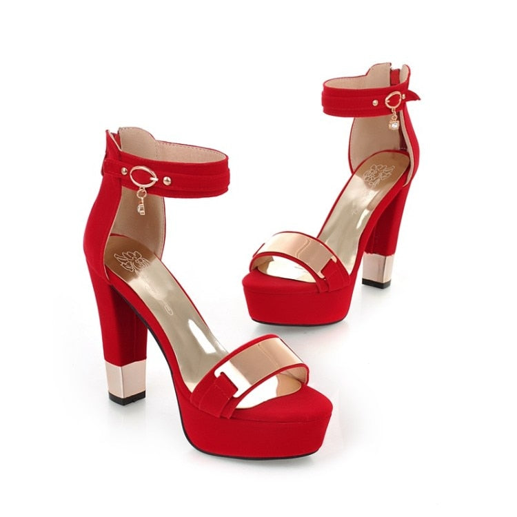 Funki Findz | Shoes | Women's High Block Heel Party Sandals