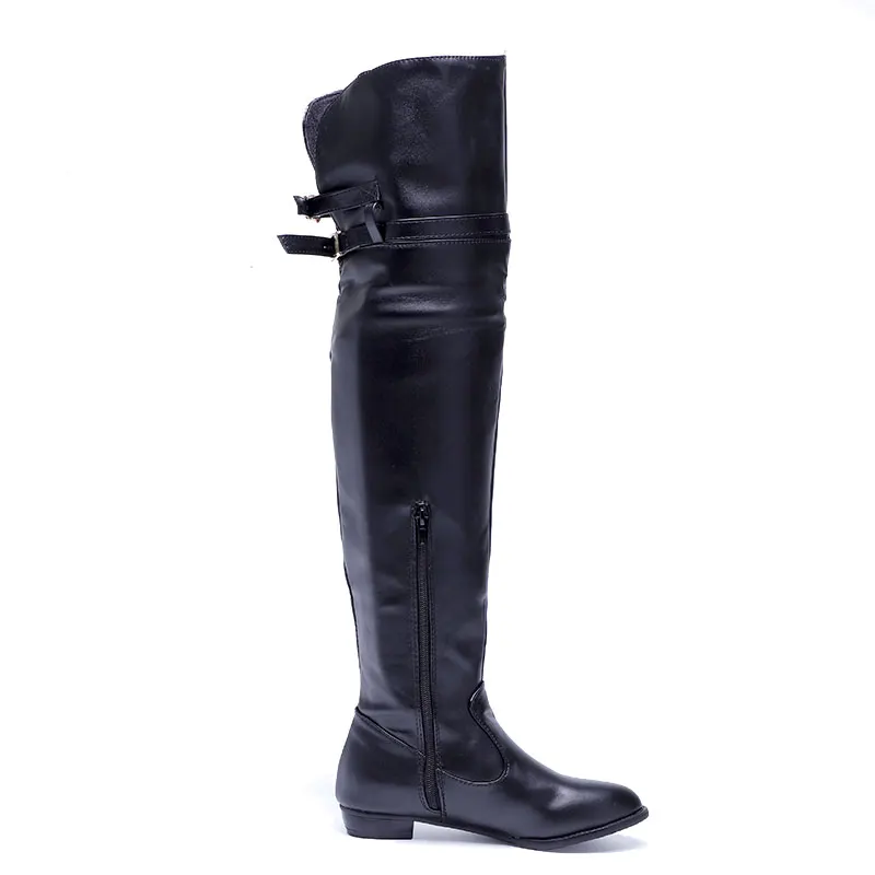 Funki Findz | Boots | Women's Over-The-Knee-High Flat Boots
