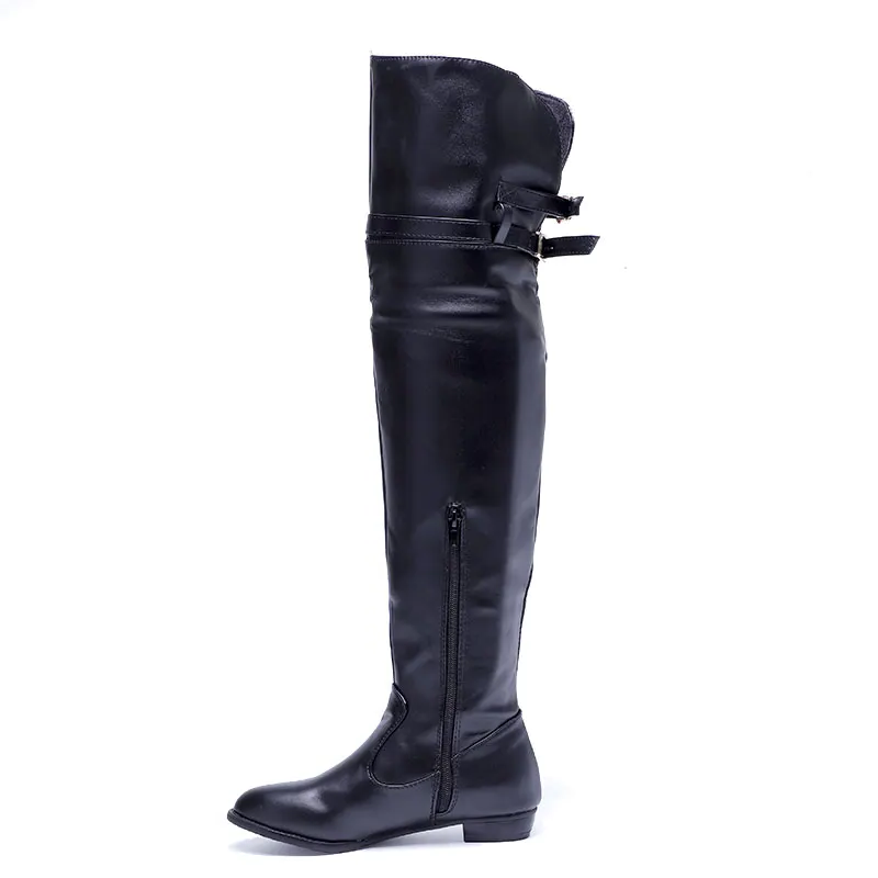 Funki Findz | Boots | Women's Over-The-Knee-High Flat Boots