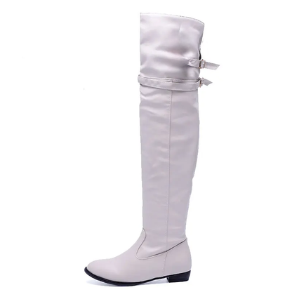 Funki Findz | Boots | Women's Over-The-Knee-High Flat Boots