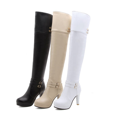 Funki Findz | Boots | Women's Thigh High Platform Stiletto Boots