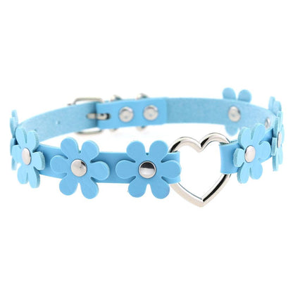 Funki Findz | Necklaces | Women's Sweet Flower Heart Choker
