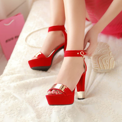 Funki Findz | Shoes | Women's High Block Heel Party Sandals