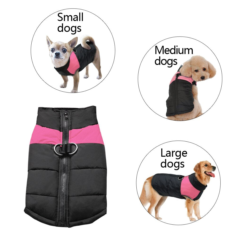 Funki Findz | Dog Jackets | Winter Warm Dog Coat | Padded Vest