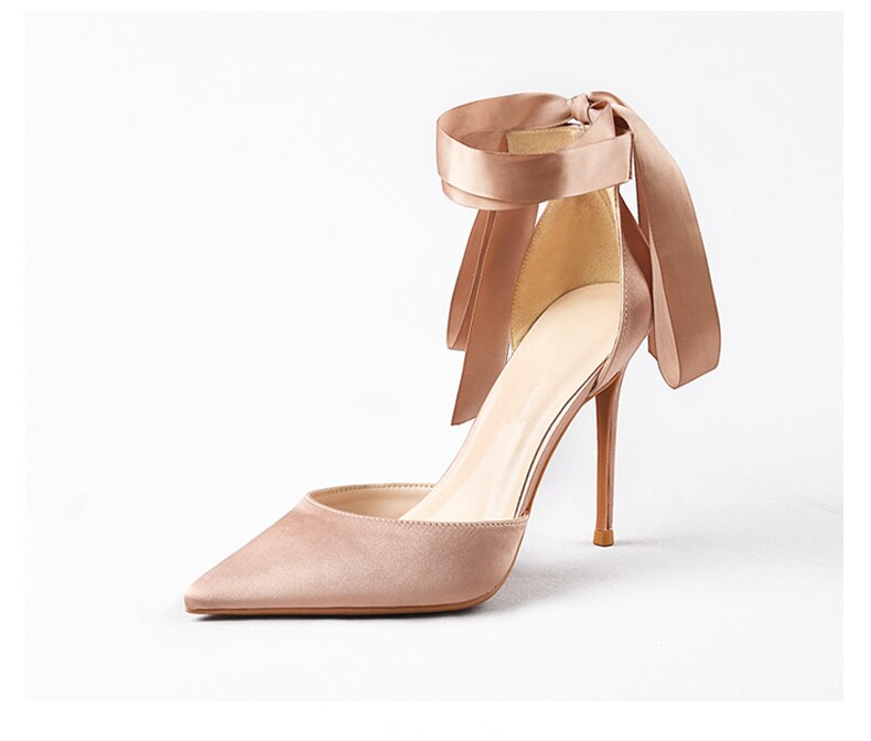 Funki Findz | Shoes | Women's Luxury Satin Bow Tie Stilettos