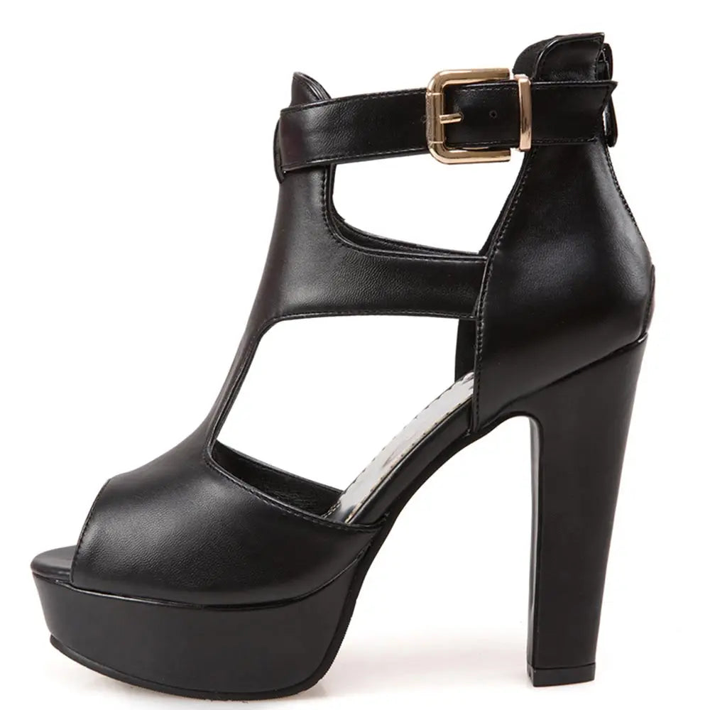Funki Findz | Shoes | Women's T-Strap High Platform Sandals