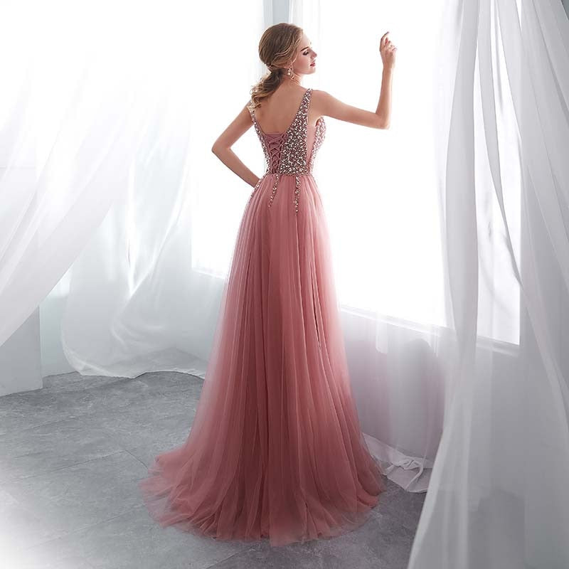Funki Findz | Dresses | Women's Beaded  Evening Dress | Tulle