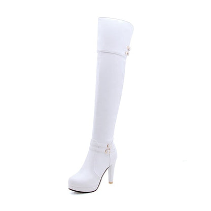 Funki Findz | Boots | Women's Thigh High Platform Stiletto Boots