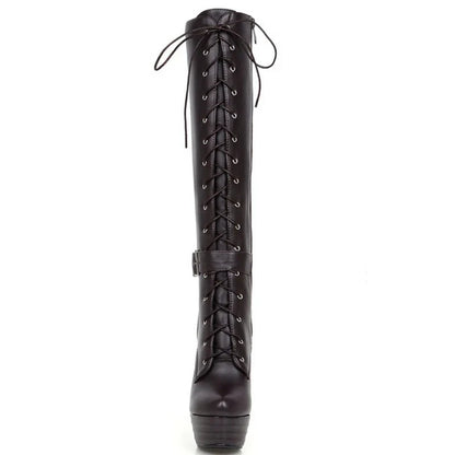 Funki Findz | Boots | Women's Knee-High Chic High Stiletto Boot