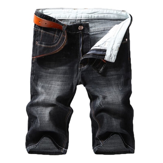 Funki Findz | Shorts | Men's Casual Denim Shorts | Slim Fit Stretch
