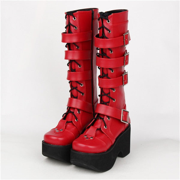 Funki Findz | Boots | Women's Japanese Gothic Platform Boots