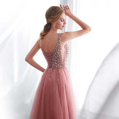 Funki Findz | Dresses | Women's Beaded  Evening Dress | Tulle